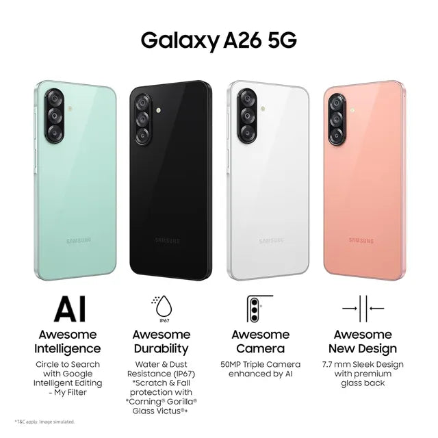 Samsung Galaxy A26 5G Dual SIM 8GB RAM